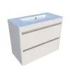 Шкаф нижний Fancy Marble Fiji-2 800 с умывальником Annabell 800- Фото 1